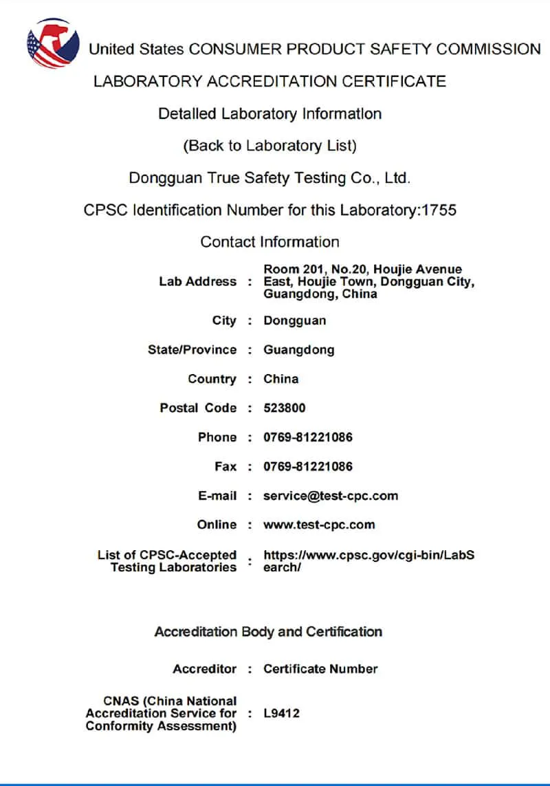 Qualification Certificate 1