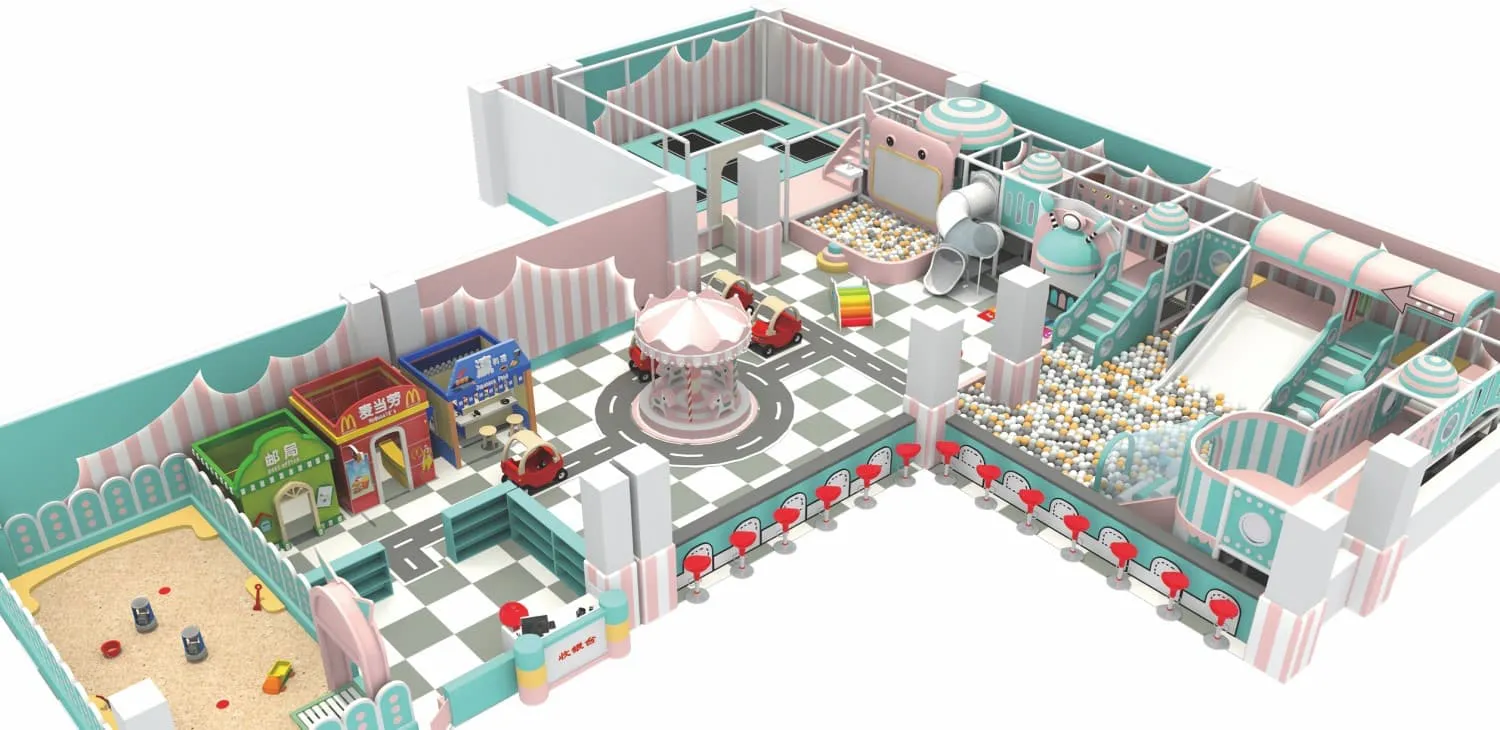 Naughty Castle Indoor Parent-Child Children's Playground HD-TTB067