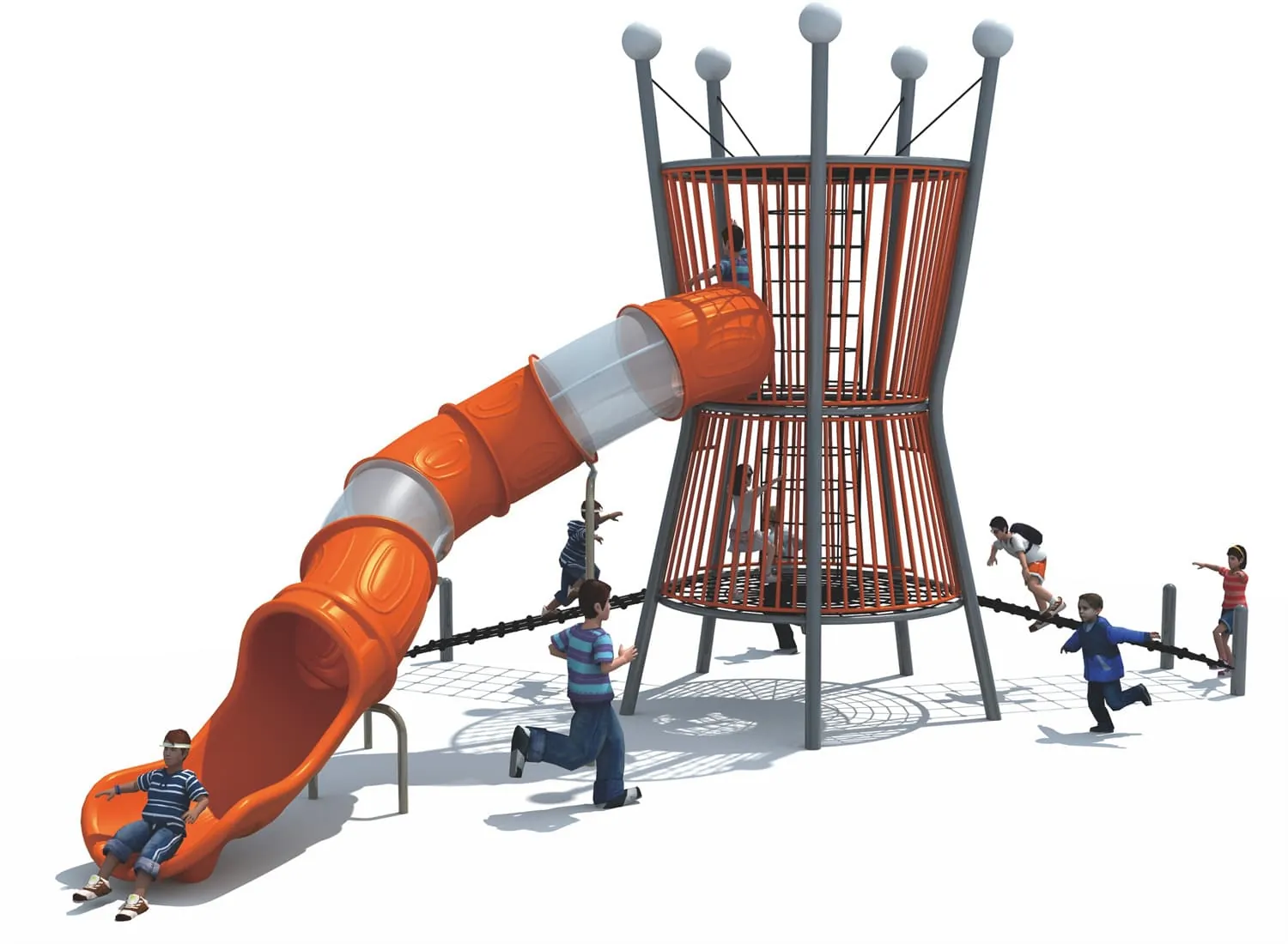 Climbing Equipment Slide Combination Playground Equipment HD-SSW056