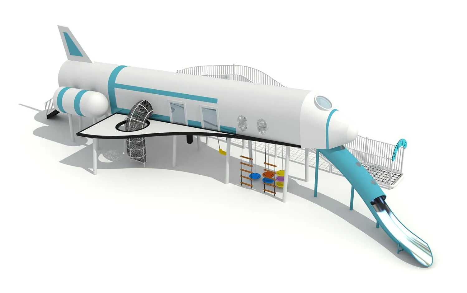 Customized Theme Park Space Shuttle Slide Set HD-DZT121