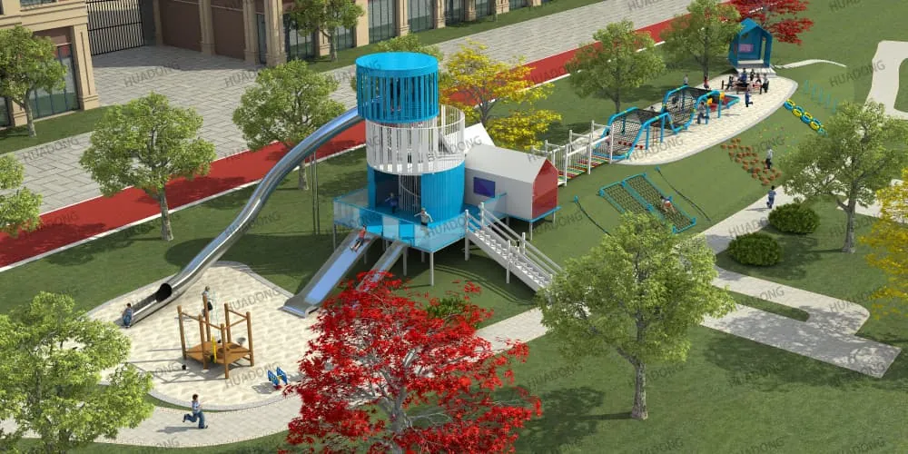 HUADONG Community Children's Playground Equipment