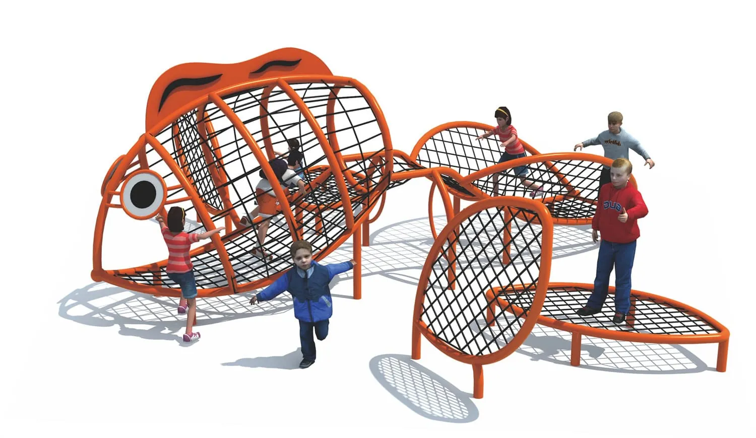 Customized Theme Park Goldfish Climbing Net HD-SSW067