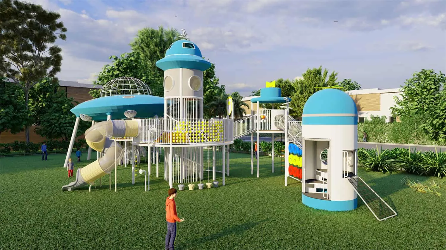 Customized Theme Park HD-DZT115-Space ba<x>se</x>