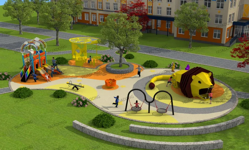 HUADONG Community Children's Playground Equipment HD-DS0008