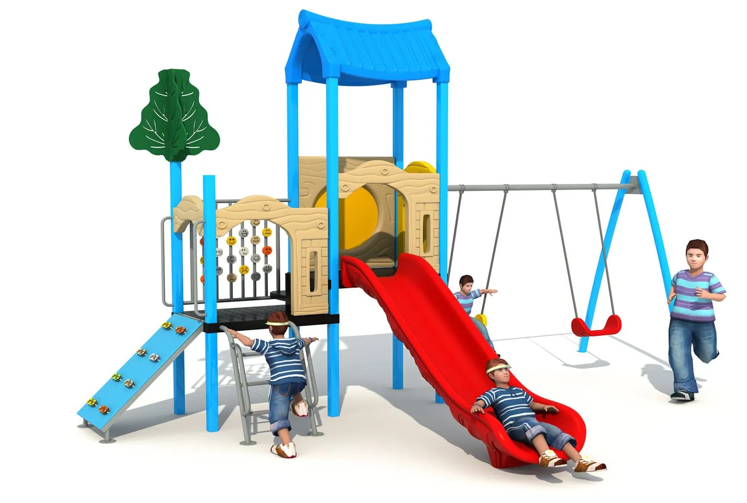 Garden Series HD-LHY037 - Children‘s Slide Slide Combination