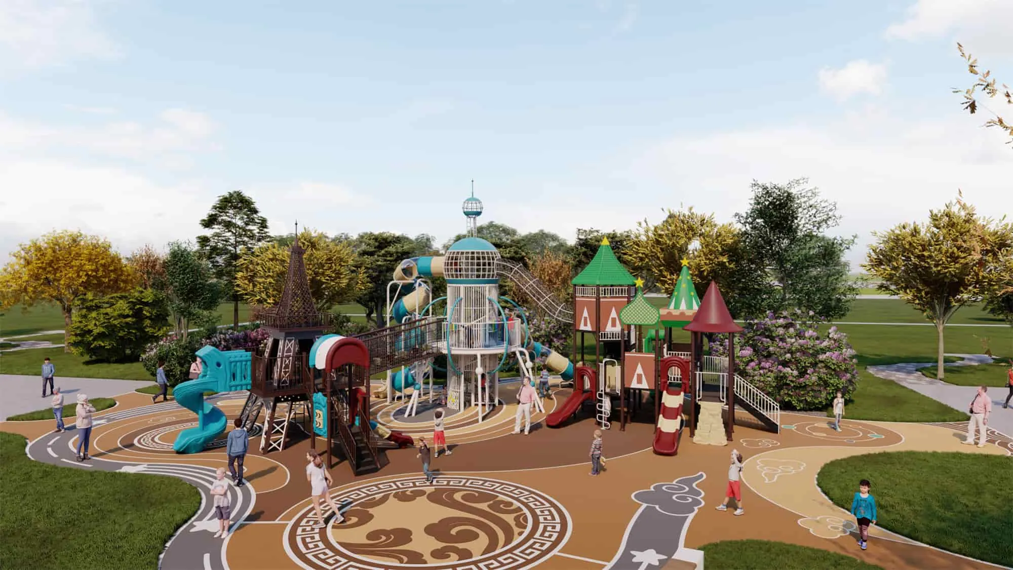 Transnational Dream HD-HKG017-Children‘s Slide Slide Combination