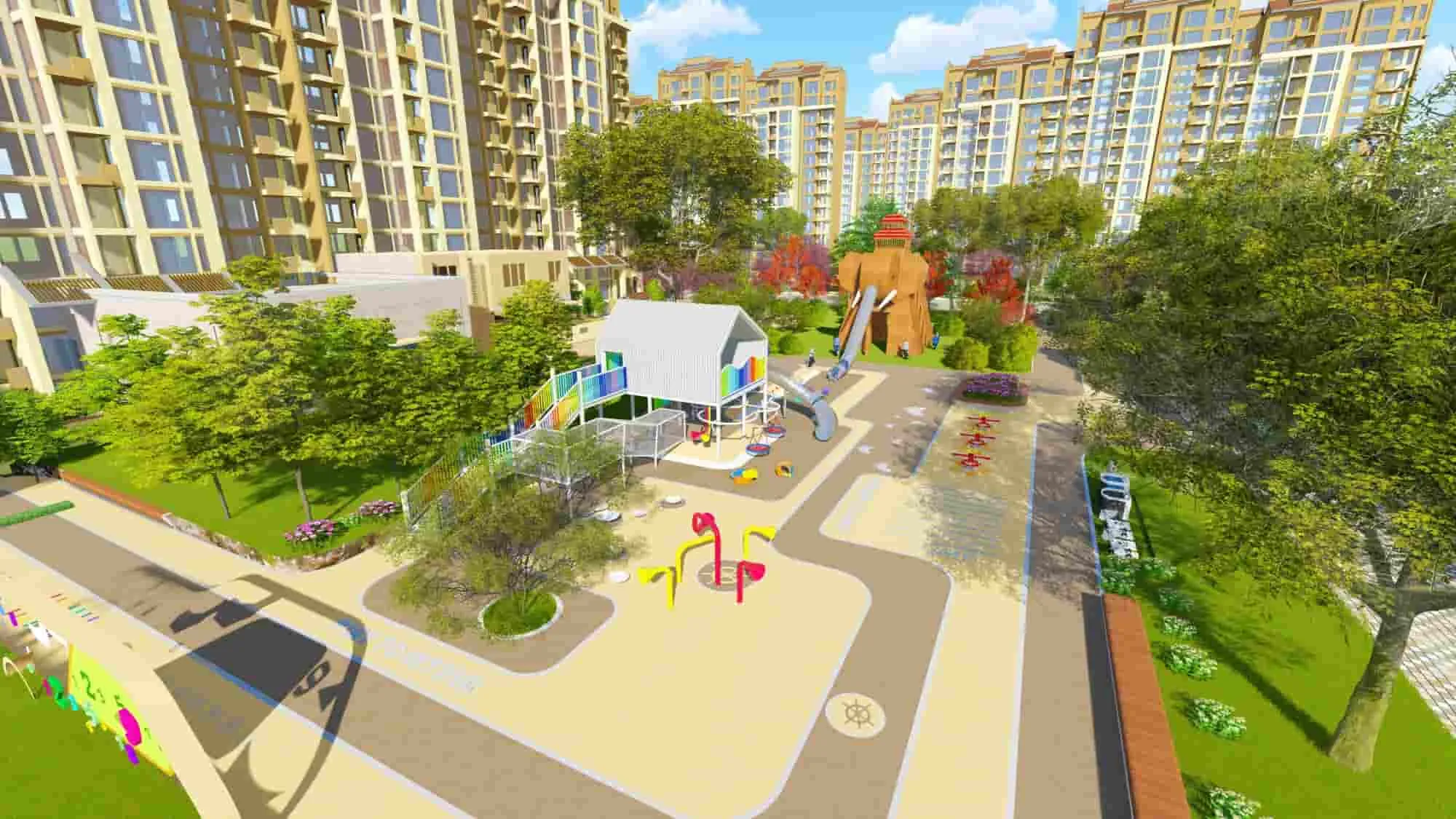 Elephant-themed children's play custom HD-DZT055