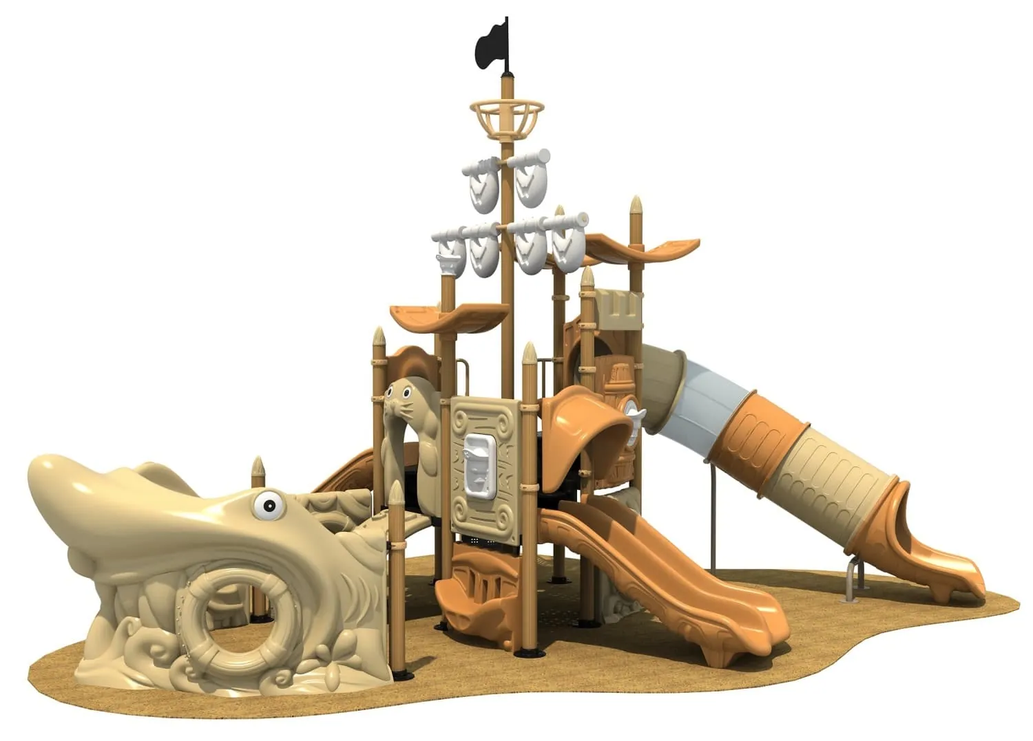 Pirate Ship Series Combination Slide HD-HDD030