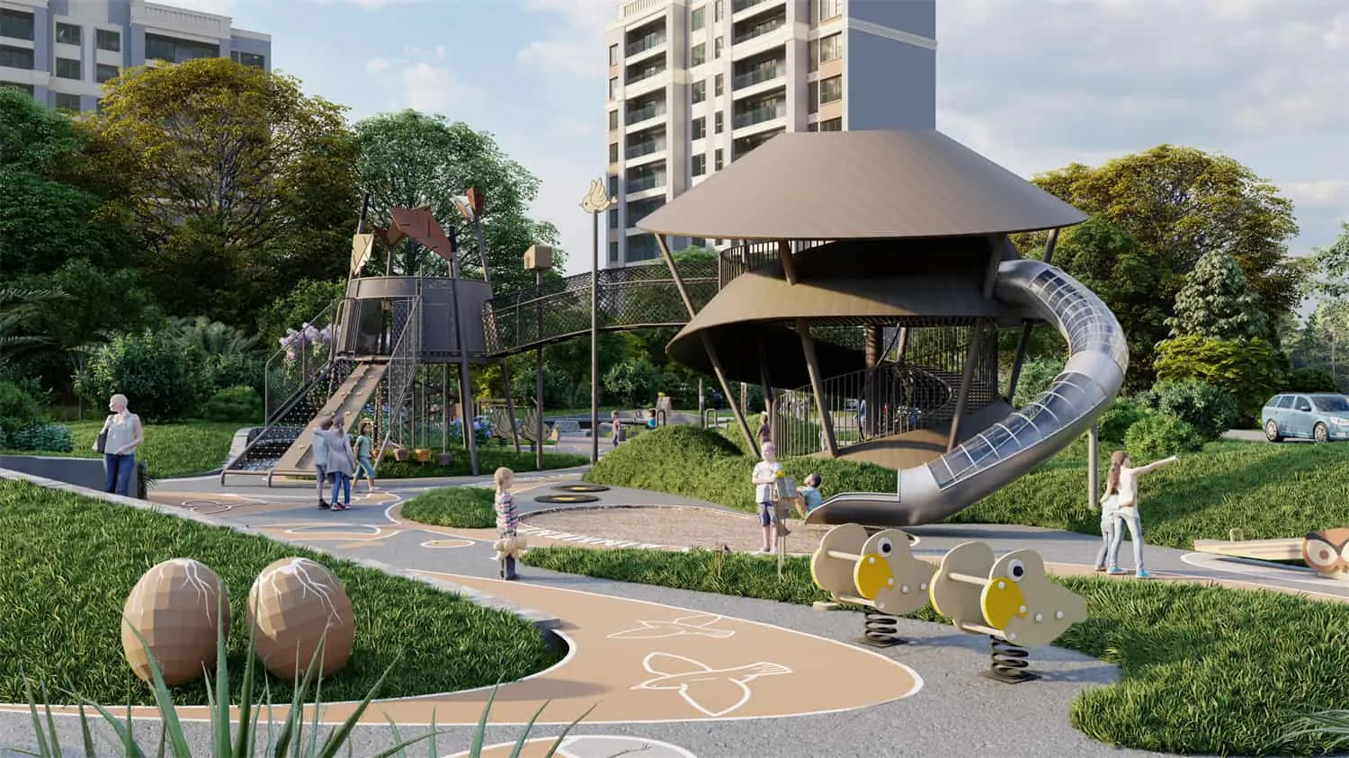 Customized Theme Park HD-DZT116-Birds Collection