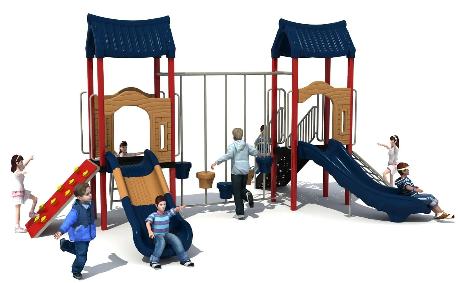 Garden Series HD-LHY028 - Children's Slide Slide Combination