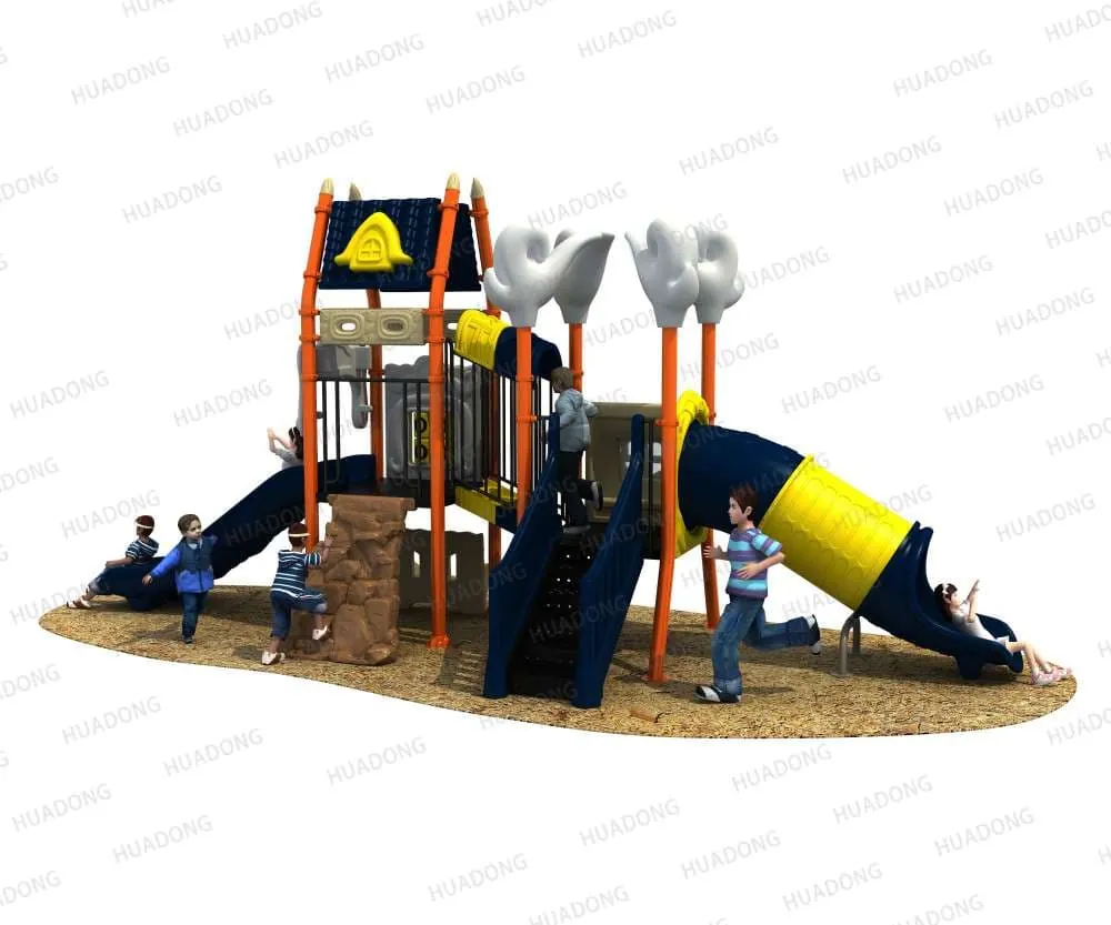 Auspicious Cloud Inverted House HD-HMH008-Children's Slide Slide Combination
