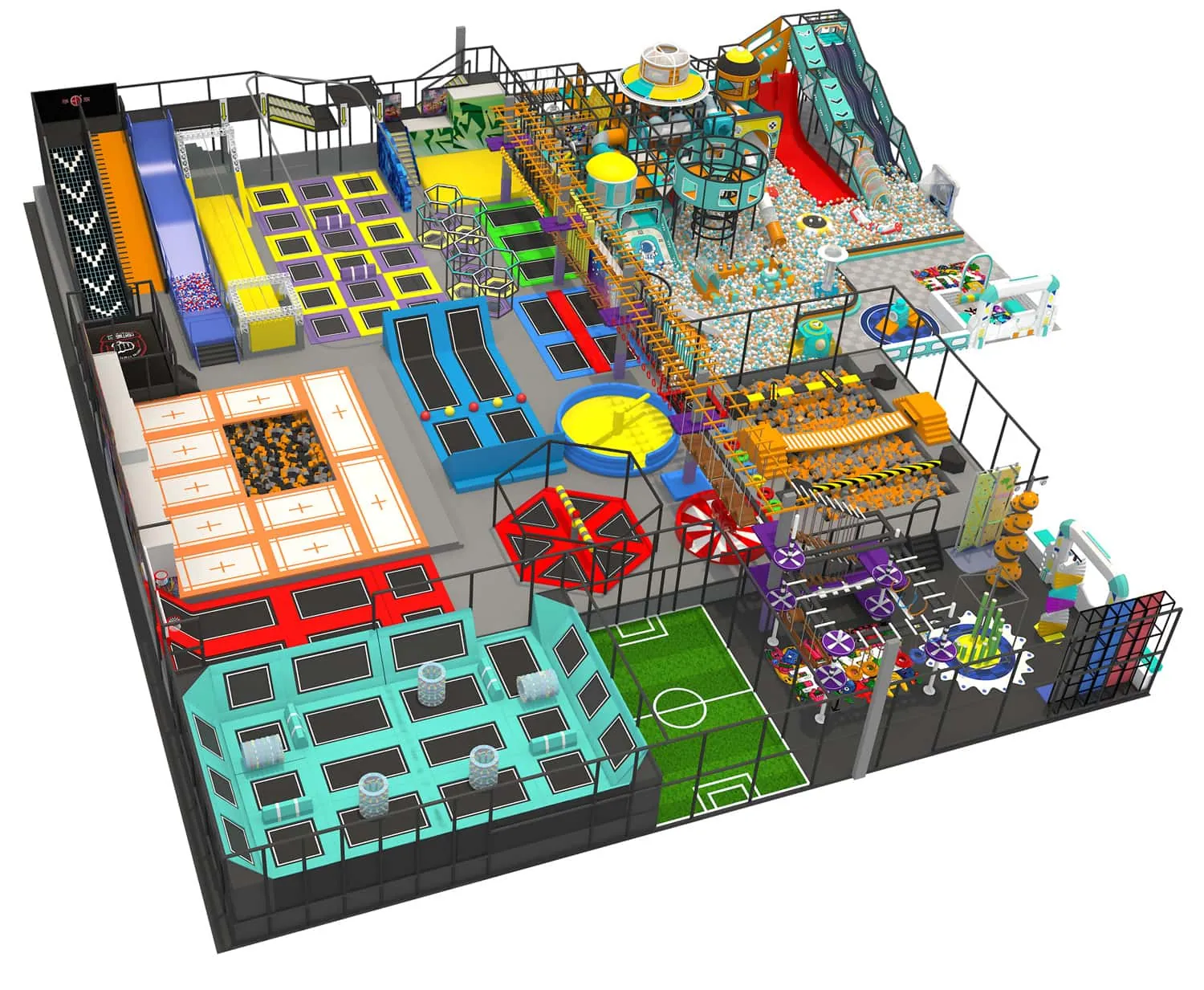 Space Trampoline Children's Park HD-SBC038