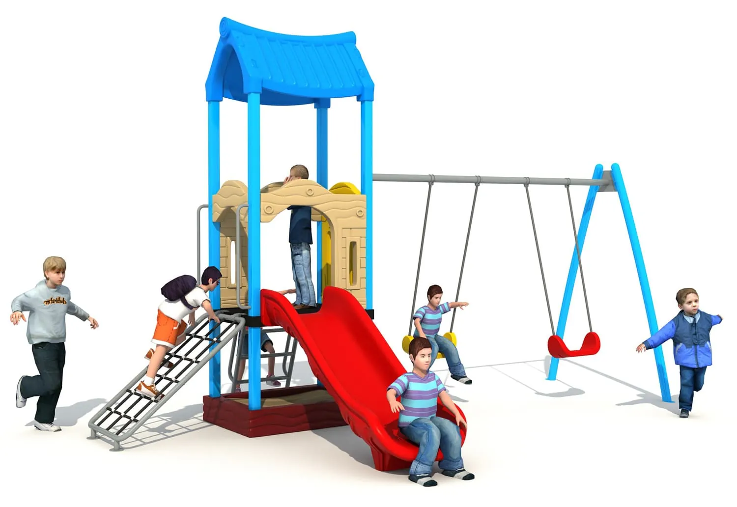 Garden Series HD-LHY036 - Children‘s Slide Slide Combination