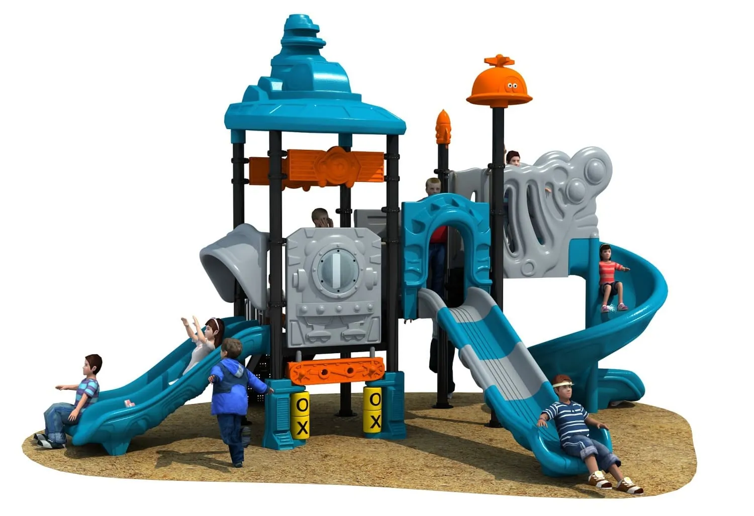 Saiya HD-HSY021 - Children's Slide Slide Combination