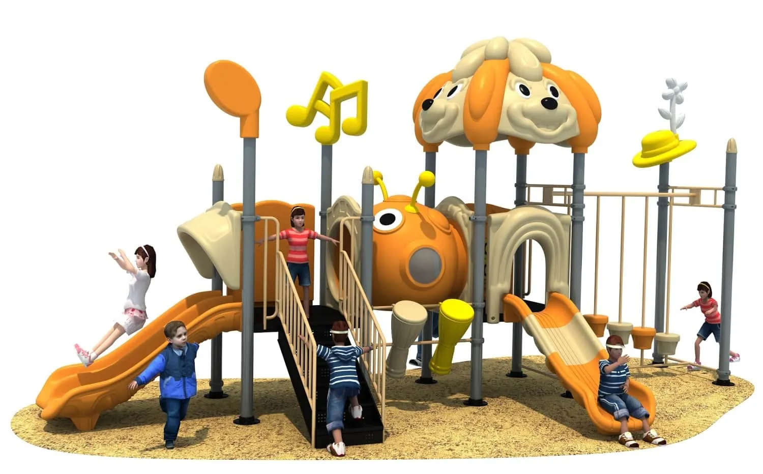 Happy Mouse HD-HDL019 - Children's Slide Slide Combination