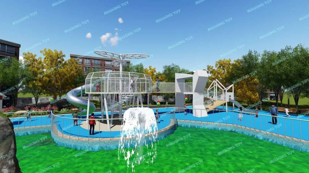 Theme Landscape Park HD-QJG028 - Children's Slide Slide Combination