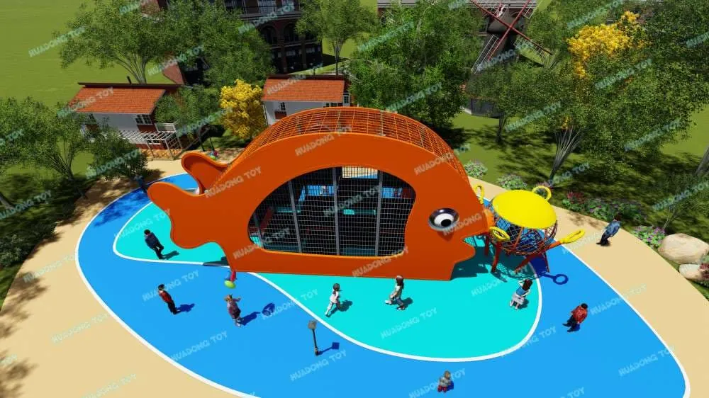 Theme Landscape Park HD-QJG029 - Children's Slide Slide Combination