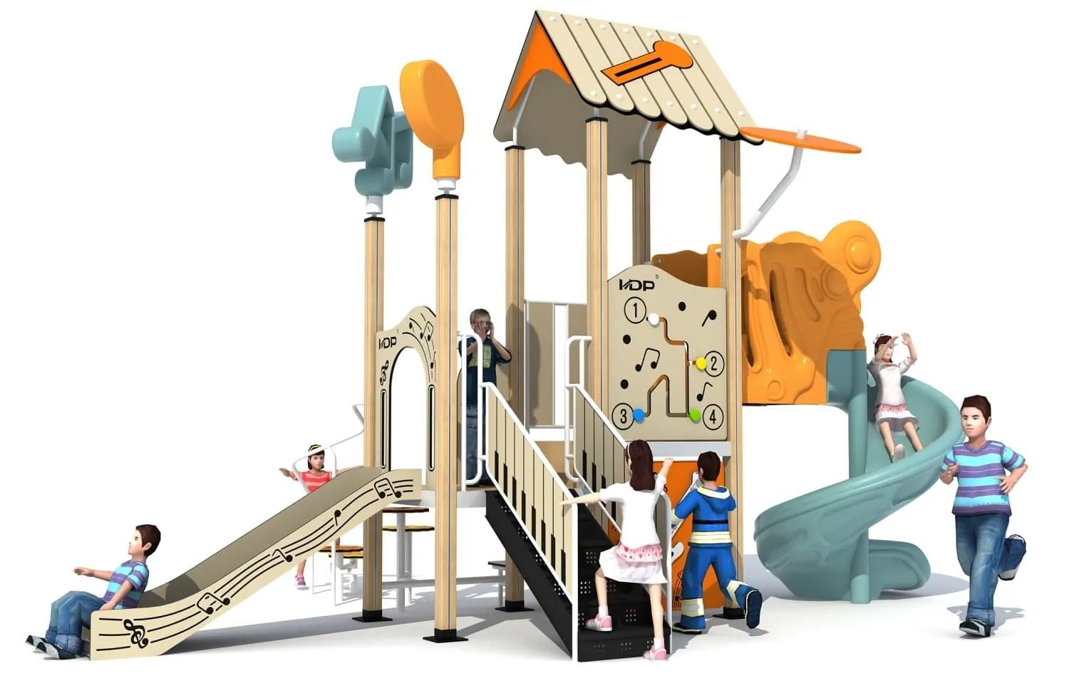 Fantasy in Vibrant Hues Series Combination Slide HD-LSM008