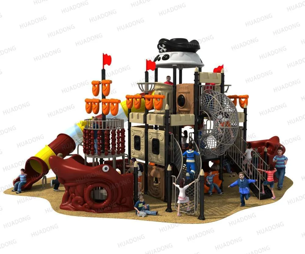 Pirate Ship HD-HDD006 - Children's Slide Slide Combination