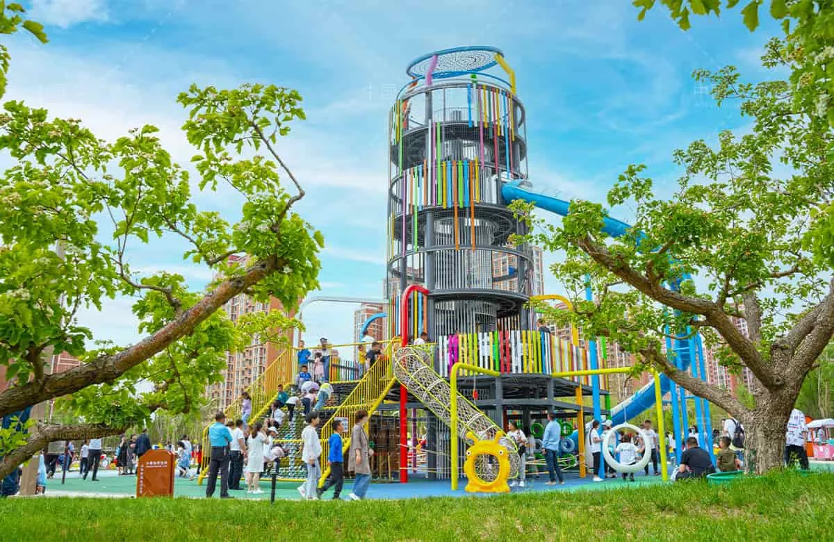 Ordos Waterfront New City Central Park