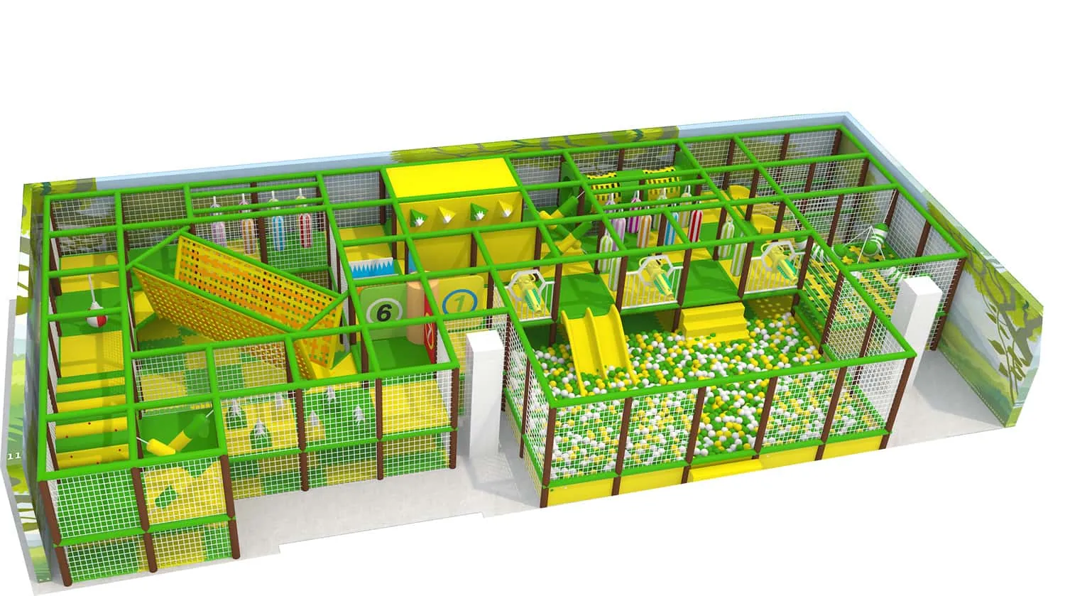 Nature Series Indoor Sports Comprehensive Playground for Children HD-TTB149