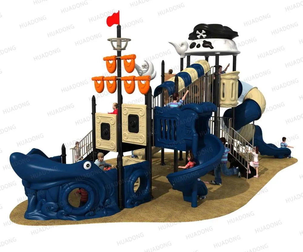 Pirate Ship HD-HDD010 - Children's Slide Slide Combination