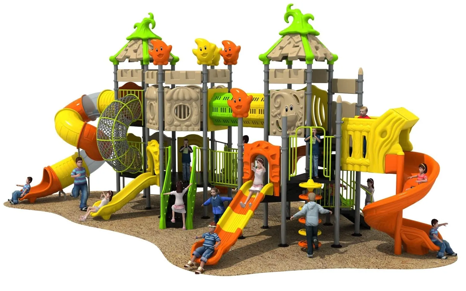 Magic House HD-HMF017 - Children's Slide Slide Combination