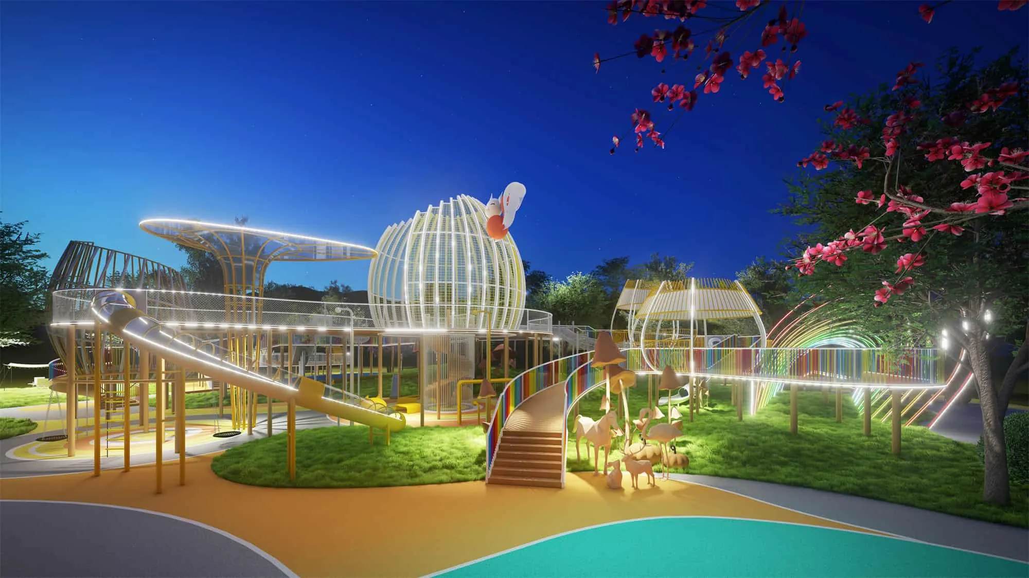 Customized Theme Park HD-DZT111-Rainbow Maze