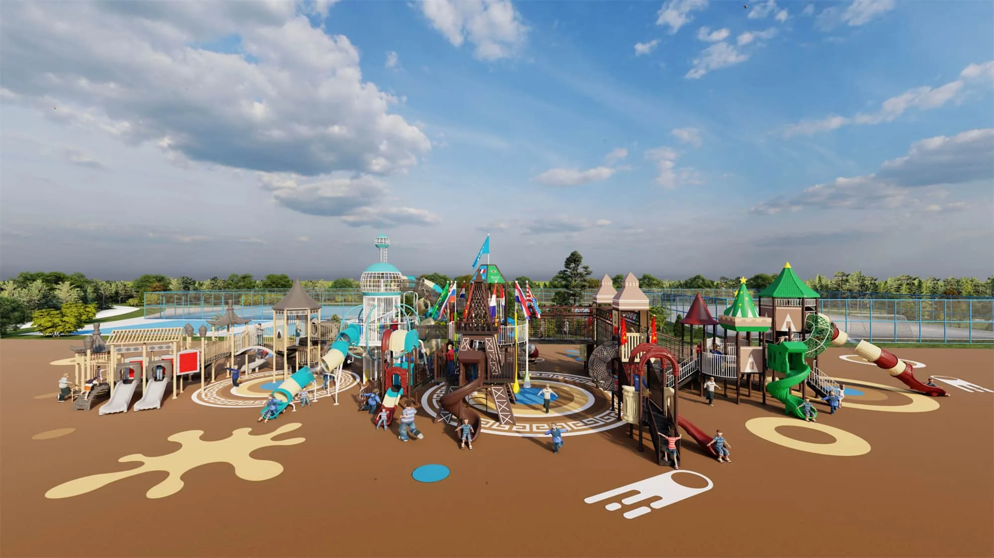 Transnational Dream HD-HKG015-Children‘s Slide Slide Combination