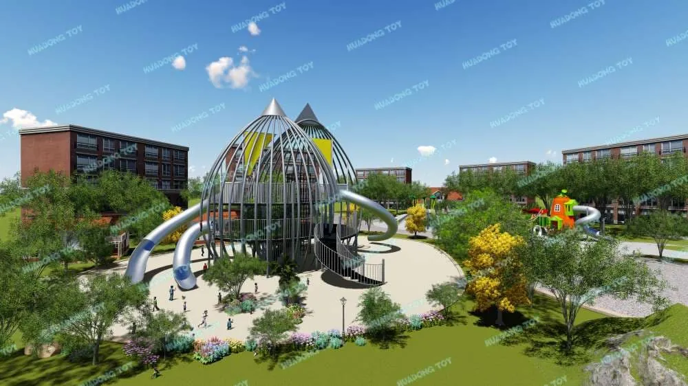 Theme Landscape Park HD-QJG038 - Children's Slide Slide Combination