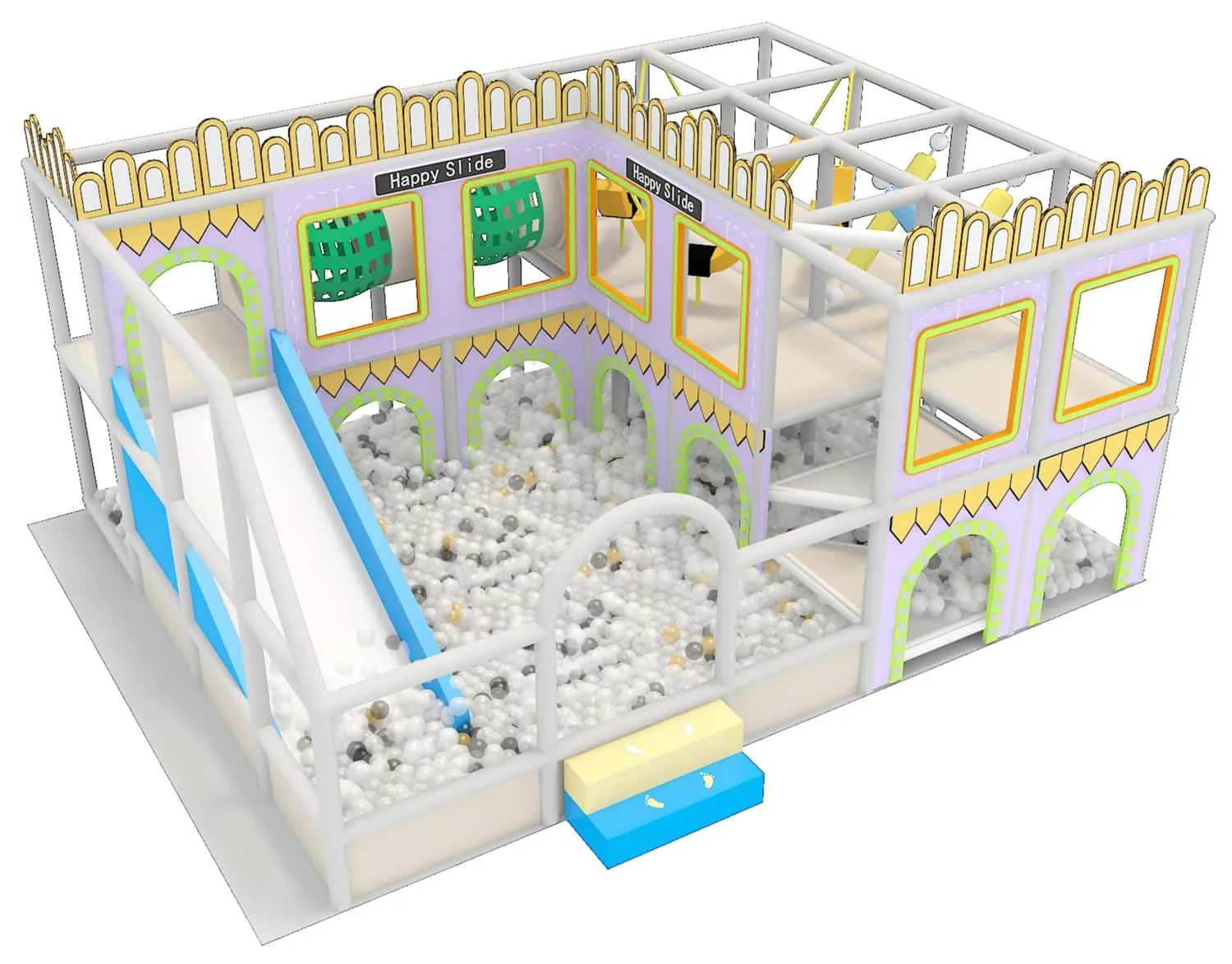 Colorful Series Indoor Ocean Ball Playhouse Children's Playground HD-TTB118