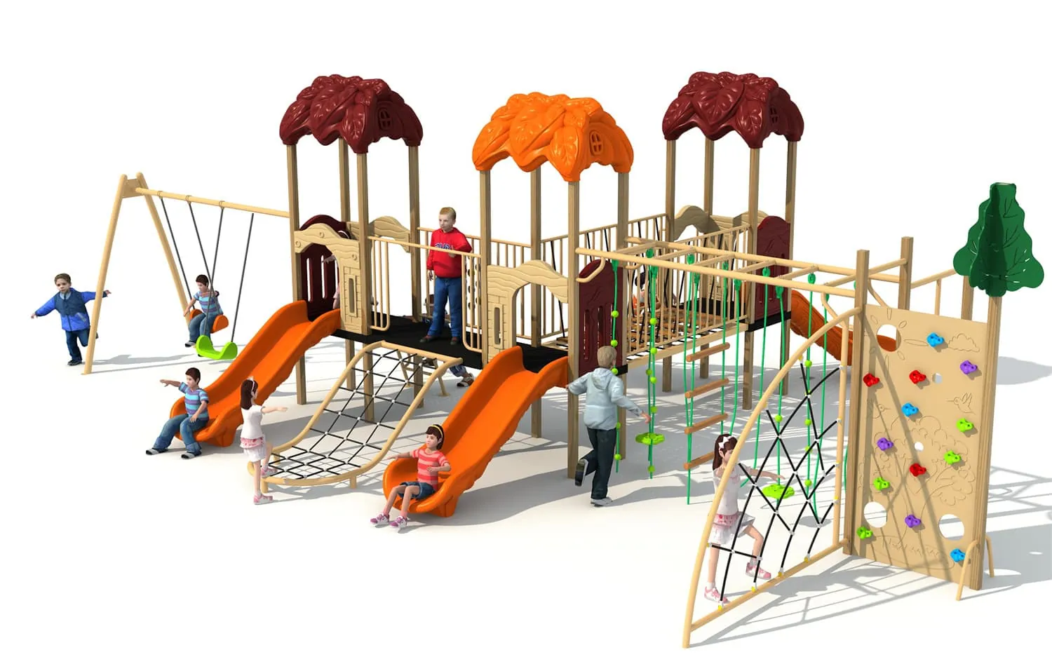 Garden Series HD-LHY047 - Children‘s Slide Slide Combination