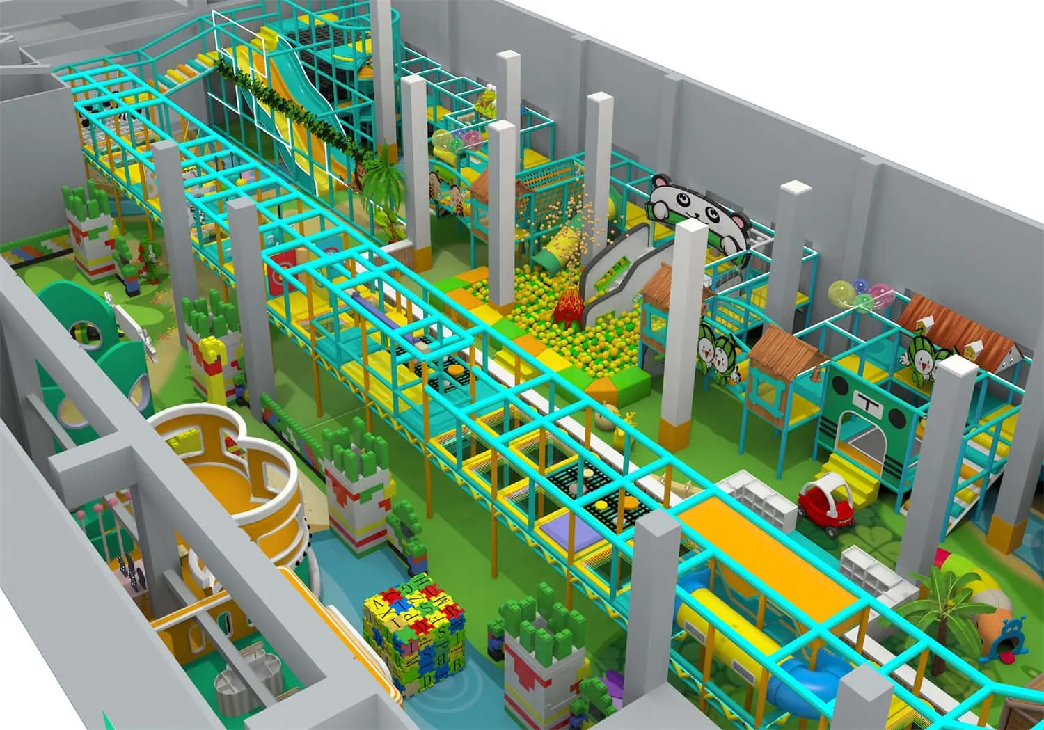 Nature Series Indoor Comprehensive Playground for Children HD-TTB140