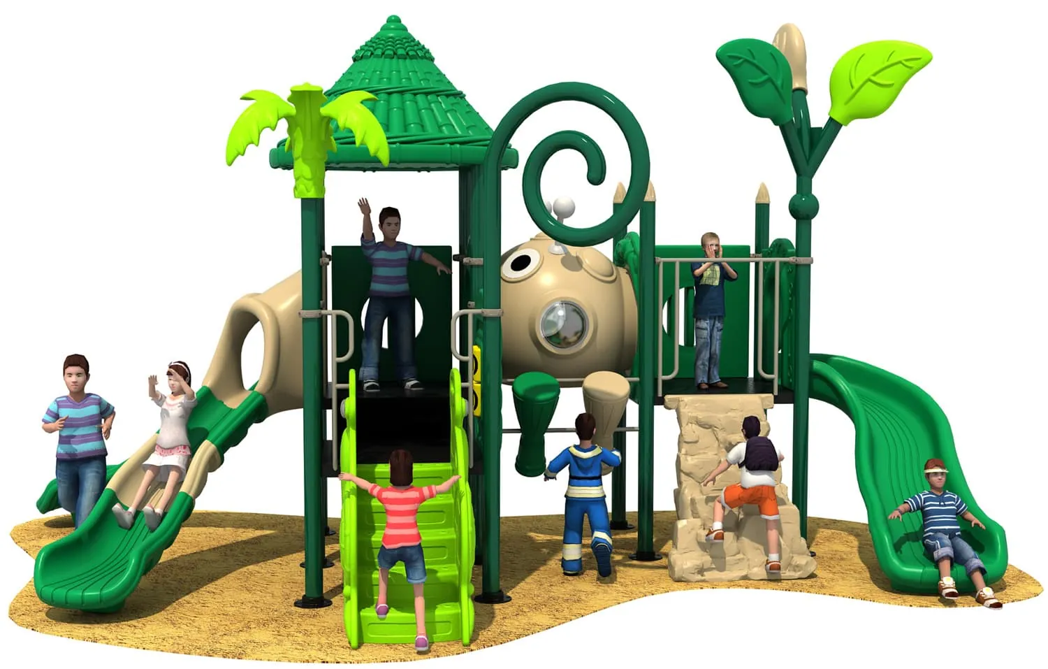 Forest Paradise HD-HSL025 - Children‘s Slide Slide Combination
