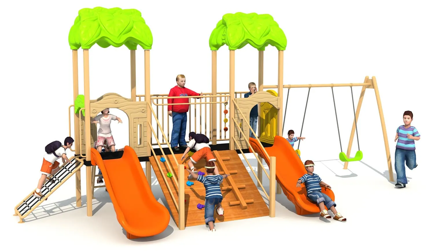 Garden Series HD-LHY044 - Children‘s Slide Slide Combination