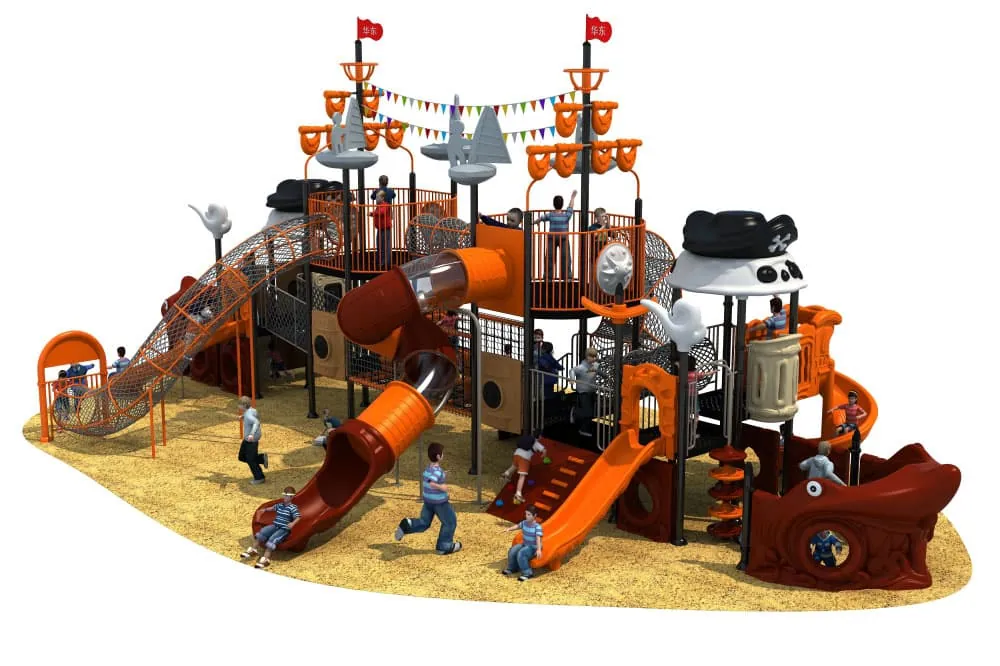 Pirate Ship HD-HDD017 - Children's Slide Slide Combination