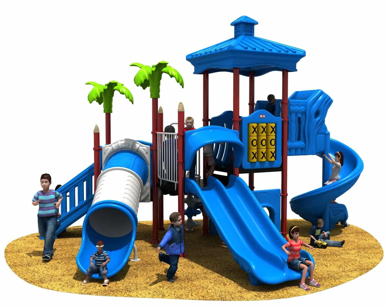 Nature HD-HZR007-Children's Slide Slide Combination