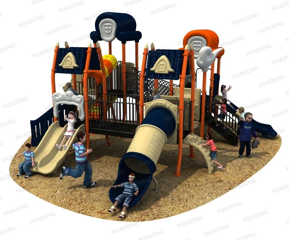 Auspicious Cloud Inverted House HD-HMH011-Children's Slide Slide Combination