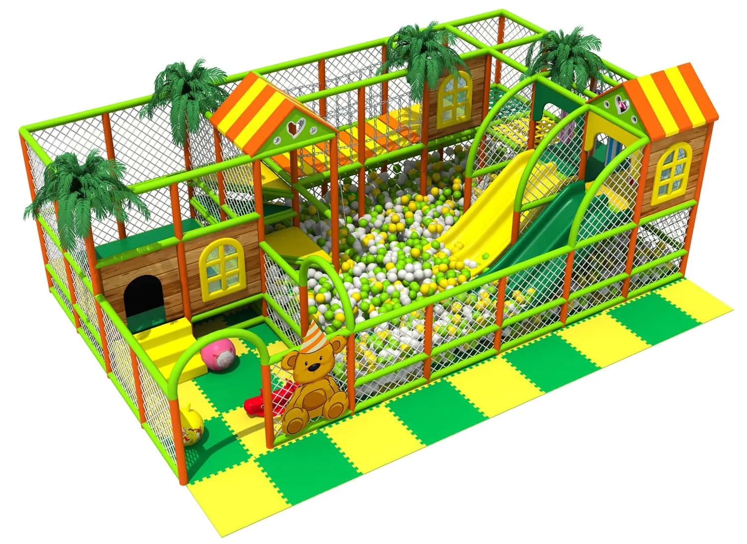 Nature Series Slide Ocean Ball Indoor Playhouse Children's Playground HD-TTB155