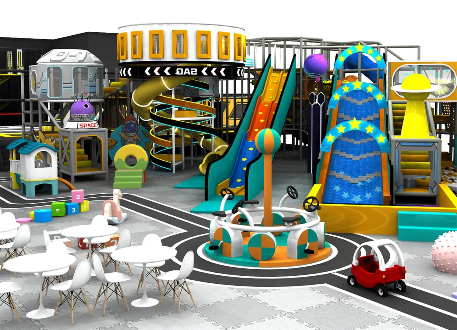 Children's Amusement Park with a Space Exploration Theme HD-TTB123