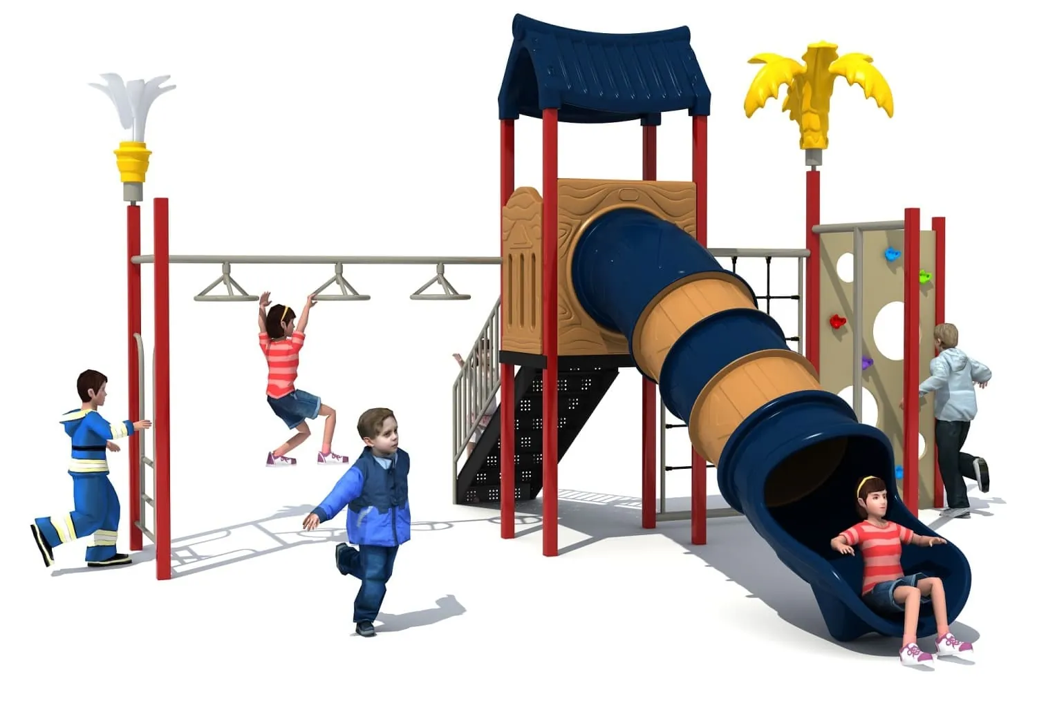 Garden Play HD-LHY023 - Children's Slide Slide Combination