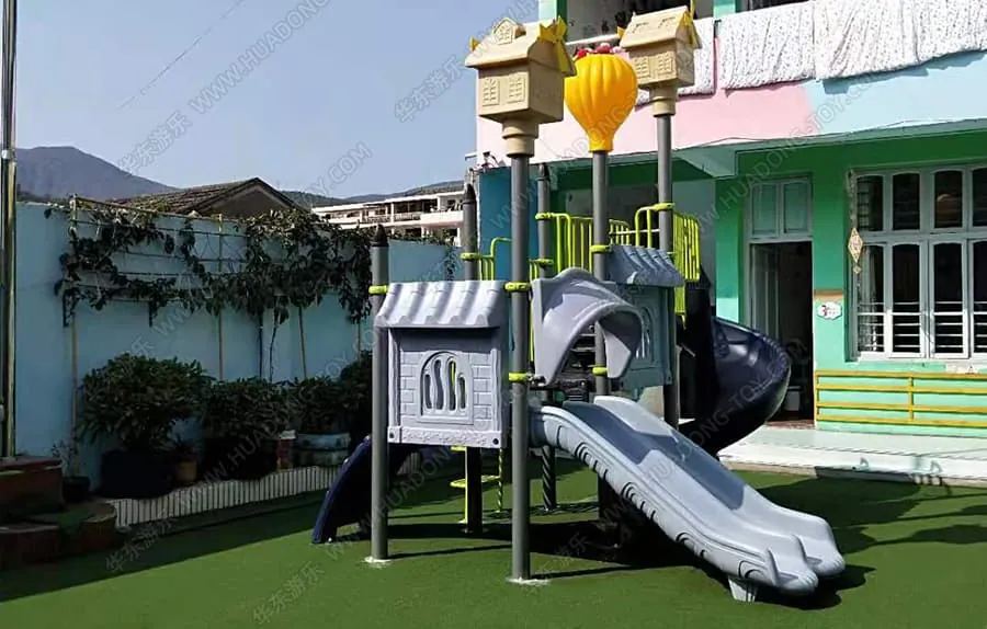 Yueqing kindergarten villa house small slide case