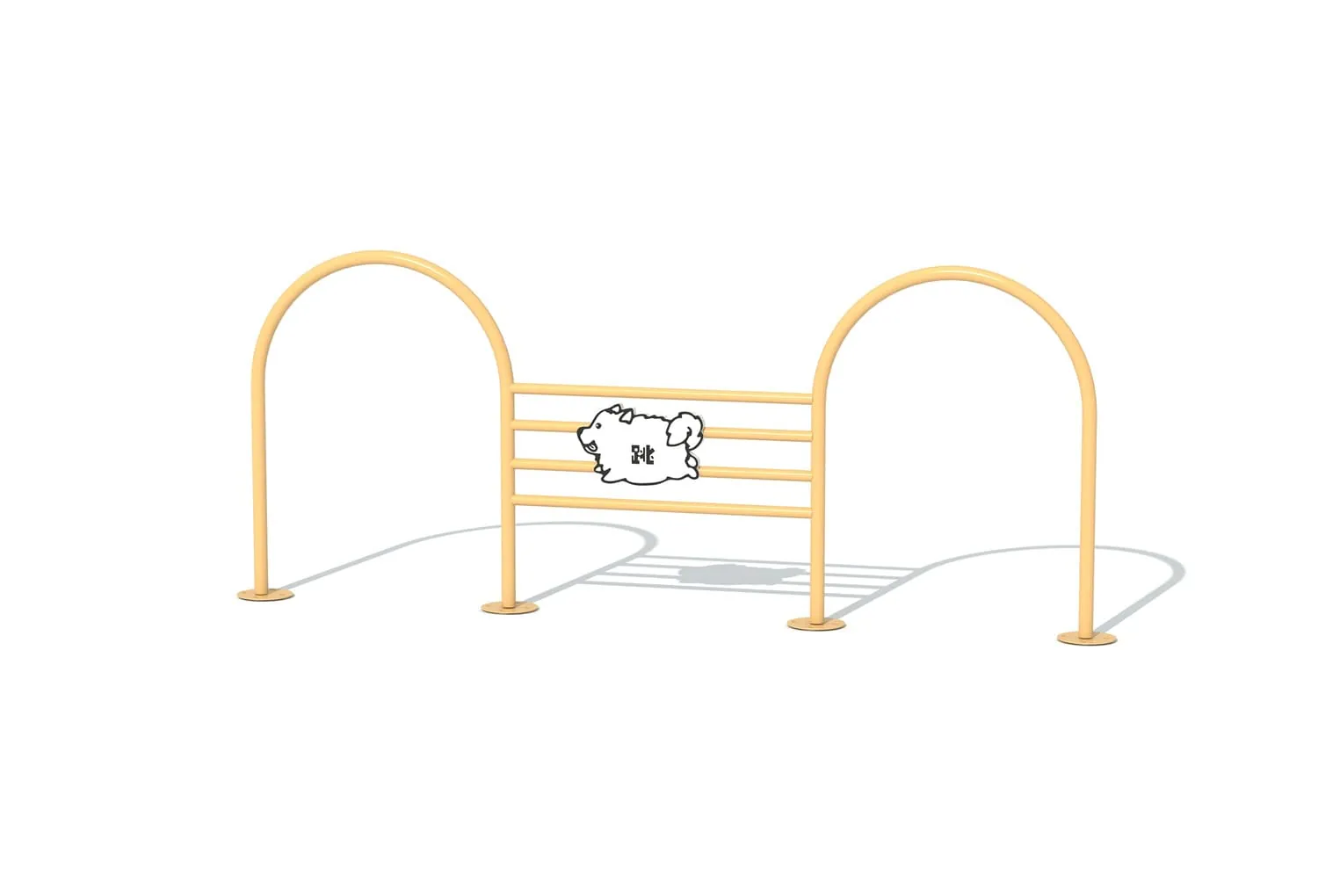 Double Arch Suspended Hurdle Combination Pet Agility Training Equipment HD-HCW013
