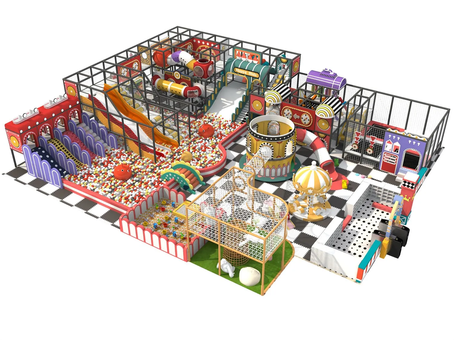 Tech World Series Indoor Naughty Castle Playground HD-TTB131