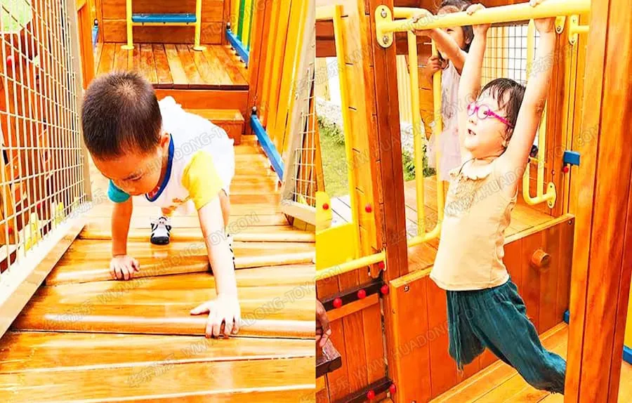 Kindergarten wooden non-standard case