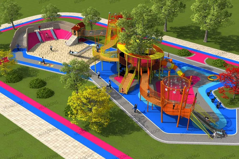 HUADONG Community Children's Playground Equipment HD-DSQ004