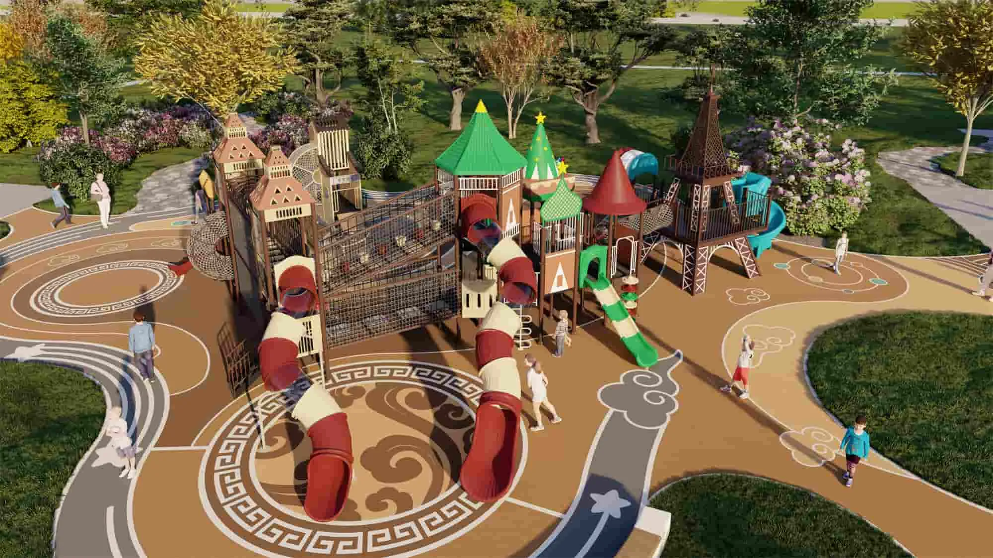 Transnational Dream HD-HKG019-Children‘s Slide Slide Combination