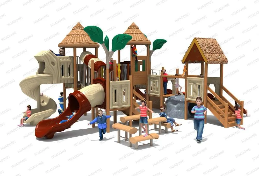 Bamboo Garden Landscape Park HD-MZY003 - Children's Slide Slide Combination
