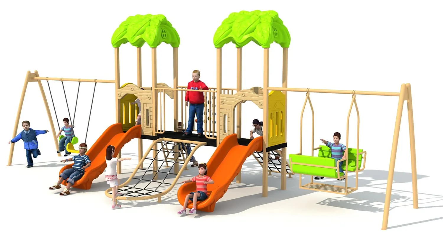 Garden Series HD-LHY039 - Children‘s Slide Slide Combination