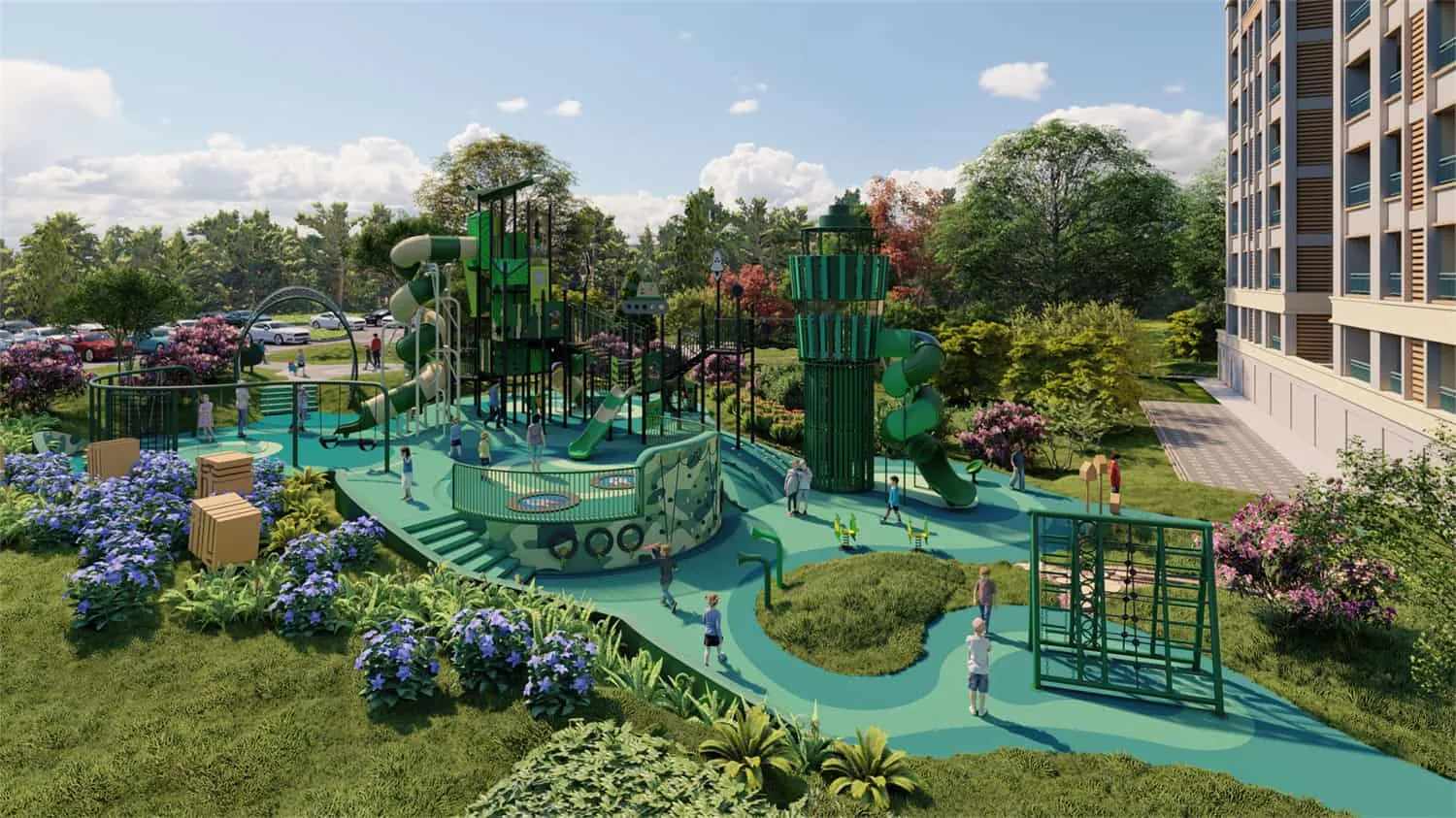 Customized Theme Park HD-DZT114 - Military Park